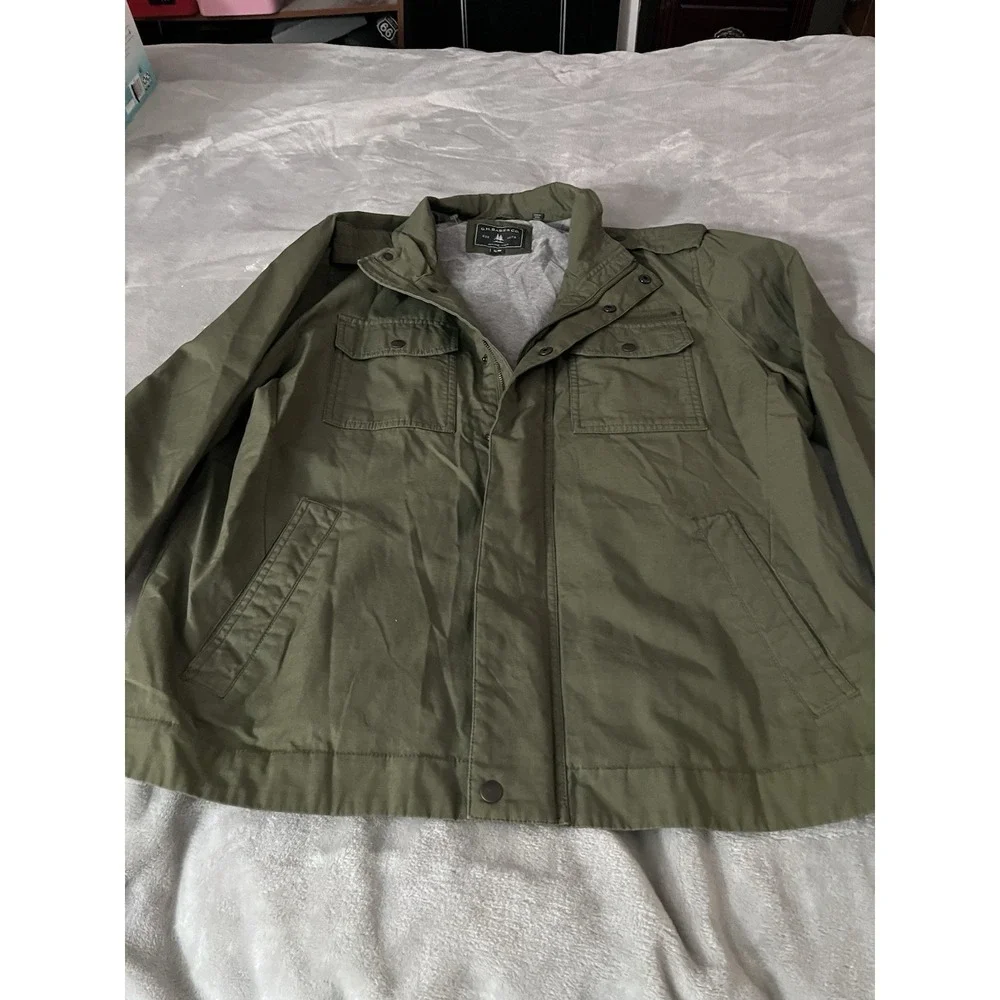 GH Bass & Co. Green Men Work‎ Jacket L Outdoor Camping Nature Hunting